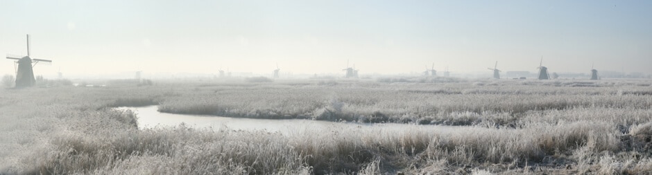 panorama foto kinderdijk