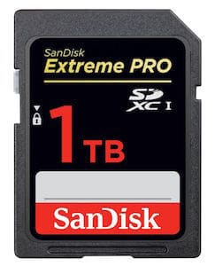 SanDisk Extreme Pro 1TB-sdxc