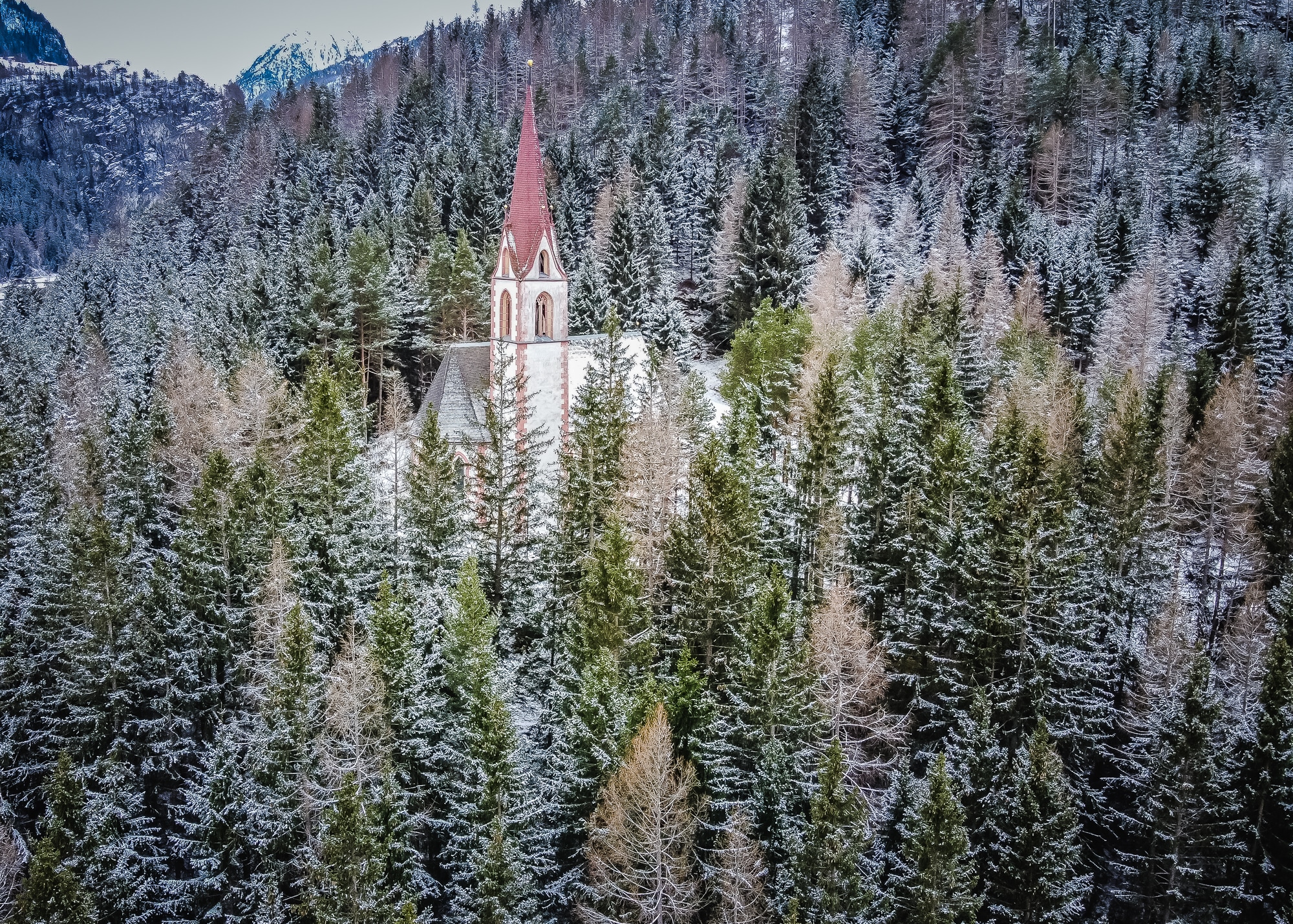 dji drone landschap