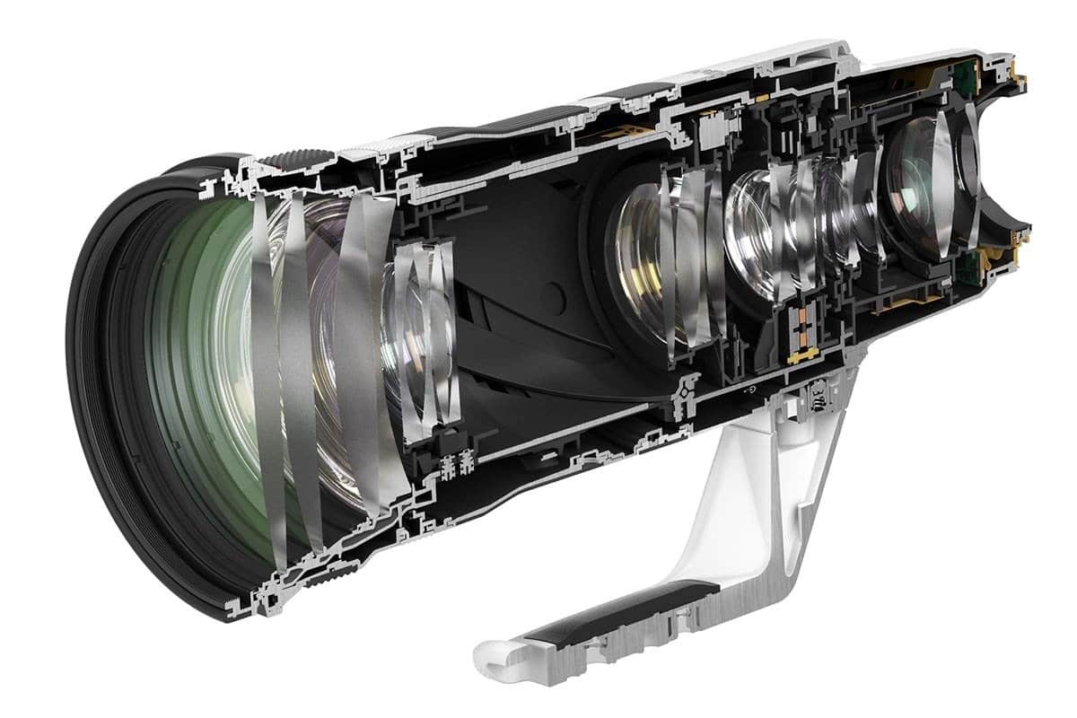 Canon RF 100-300mm f2.8L IS USM lens elementen