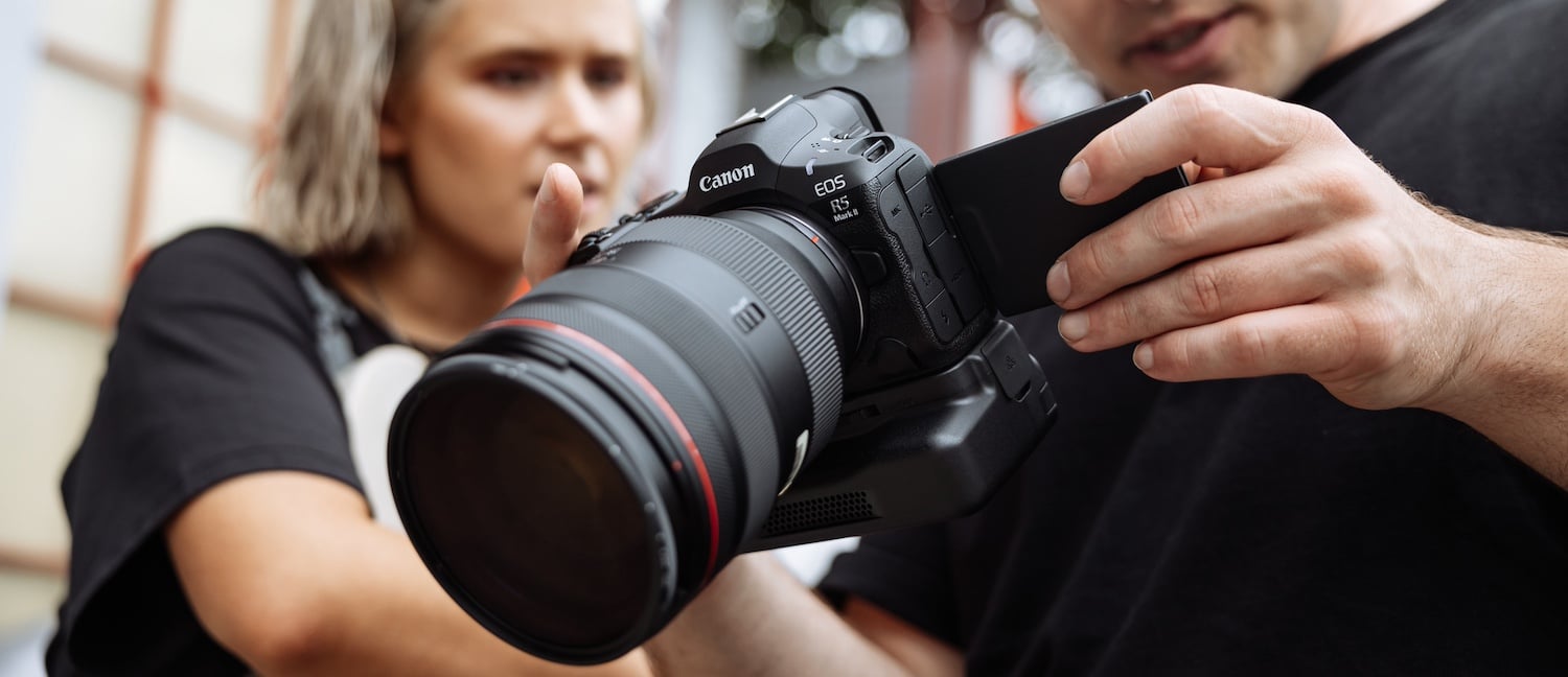 canon eos r5 mark ii kantelbaar scherm