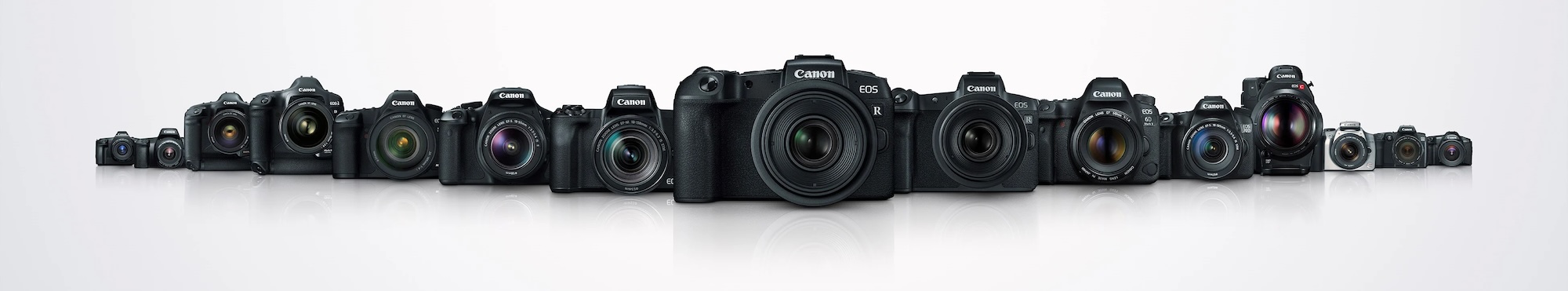 verschillende canon eos cameras