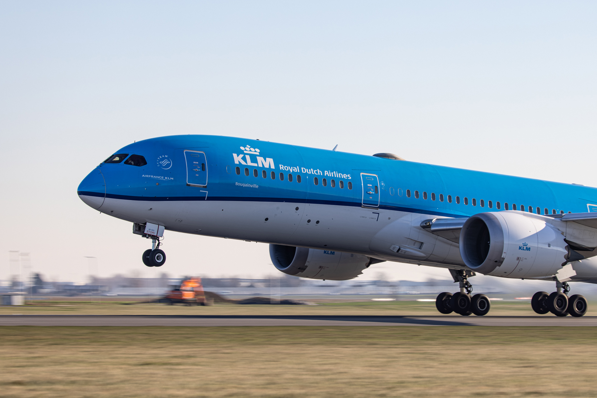 KLM panning foto