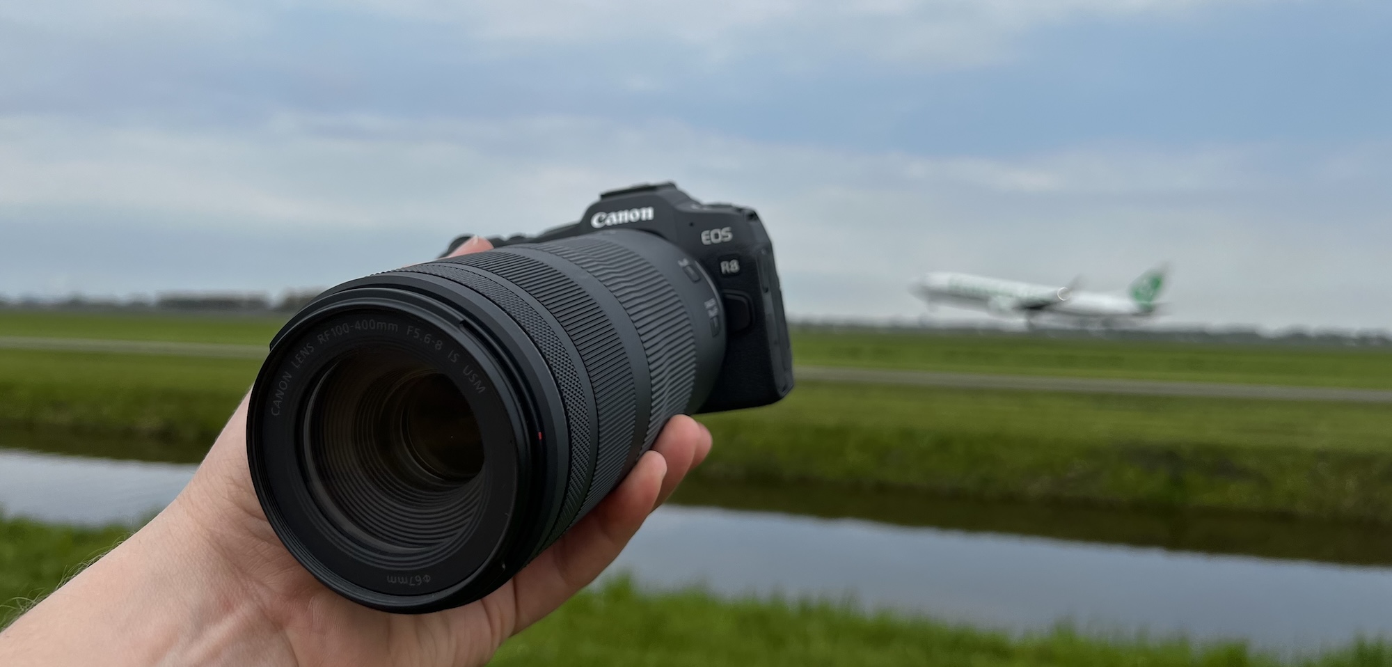 Met mijn camera langs de landingsbaan