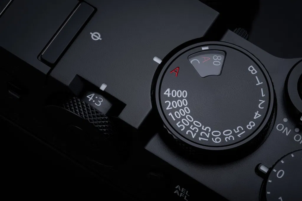 De aspect ratio knop op de Fujifilm GFX 100RF