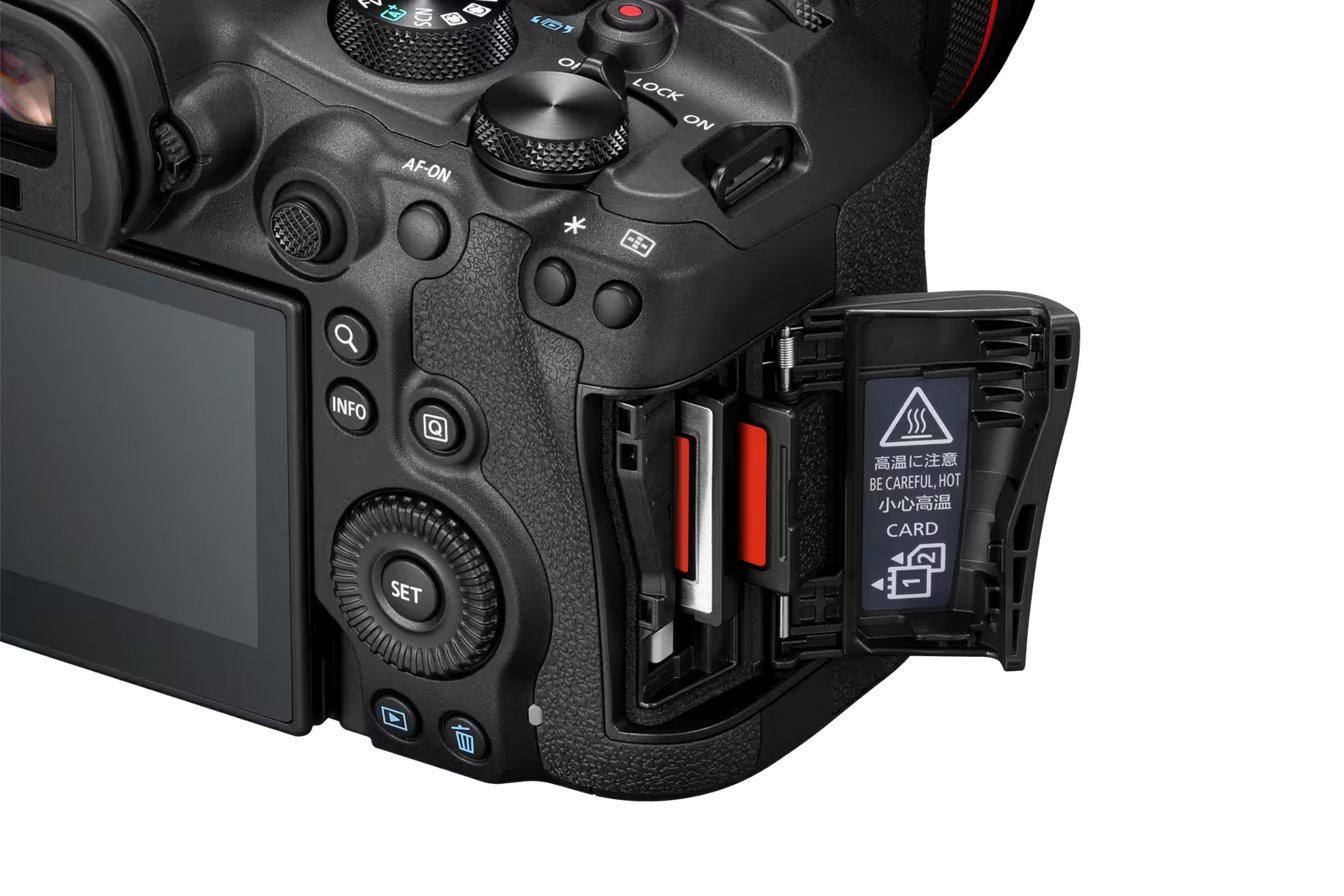 Canon EOS R6 mark III dubbele kaartslot