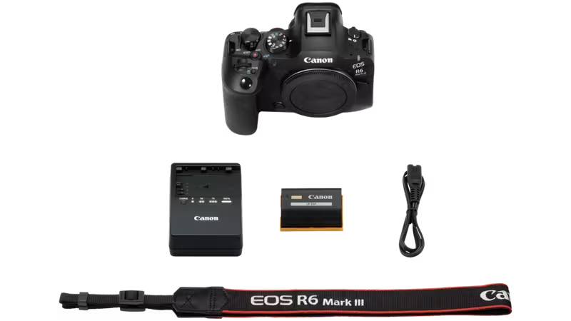Canon EOS R6 mark III in the box