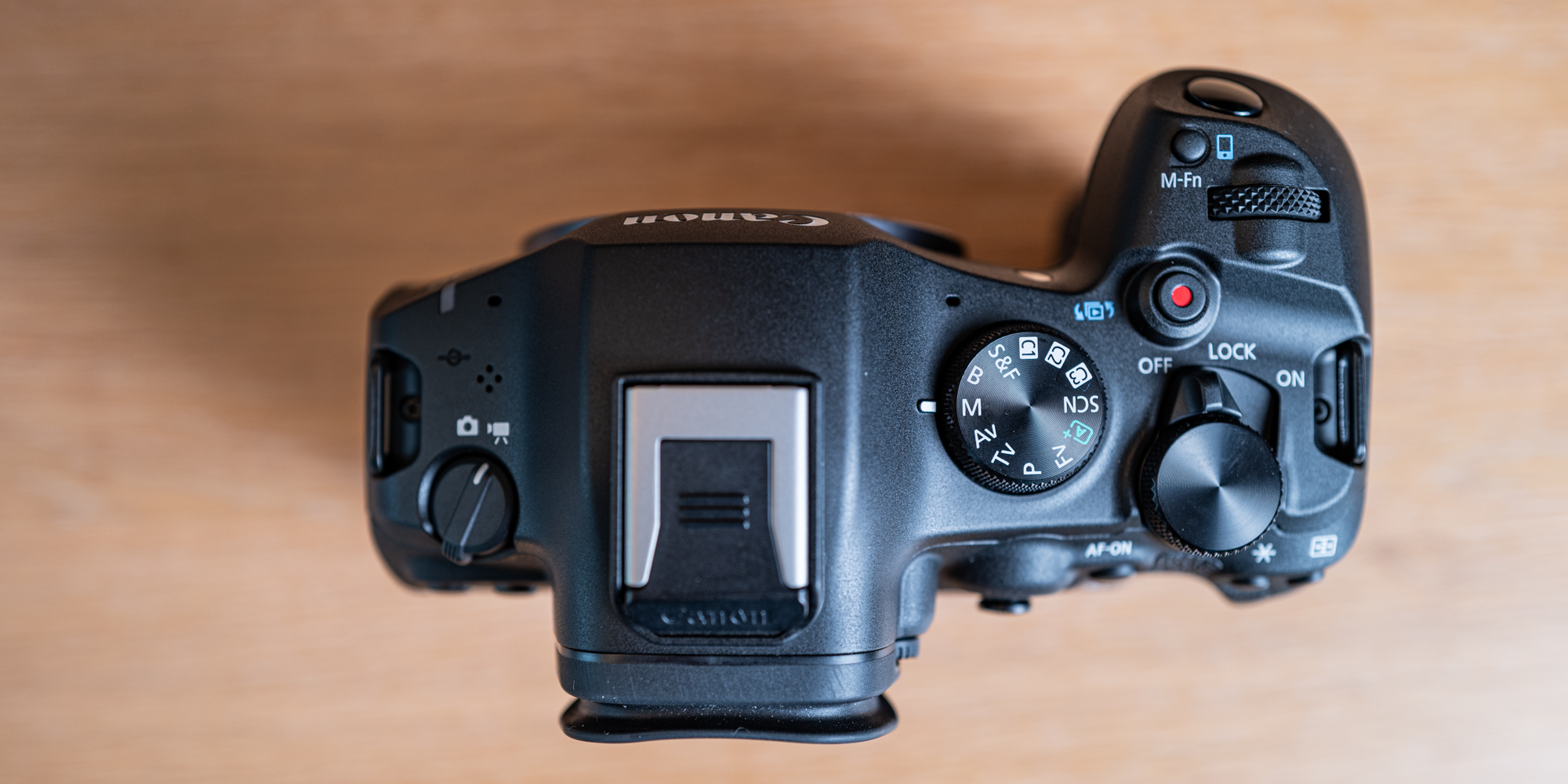 Knoppen op de Canon EOS R6 mark III