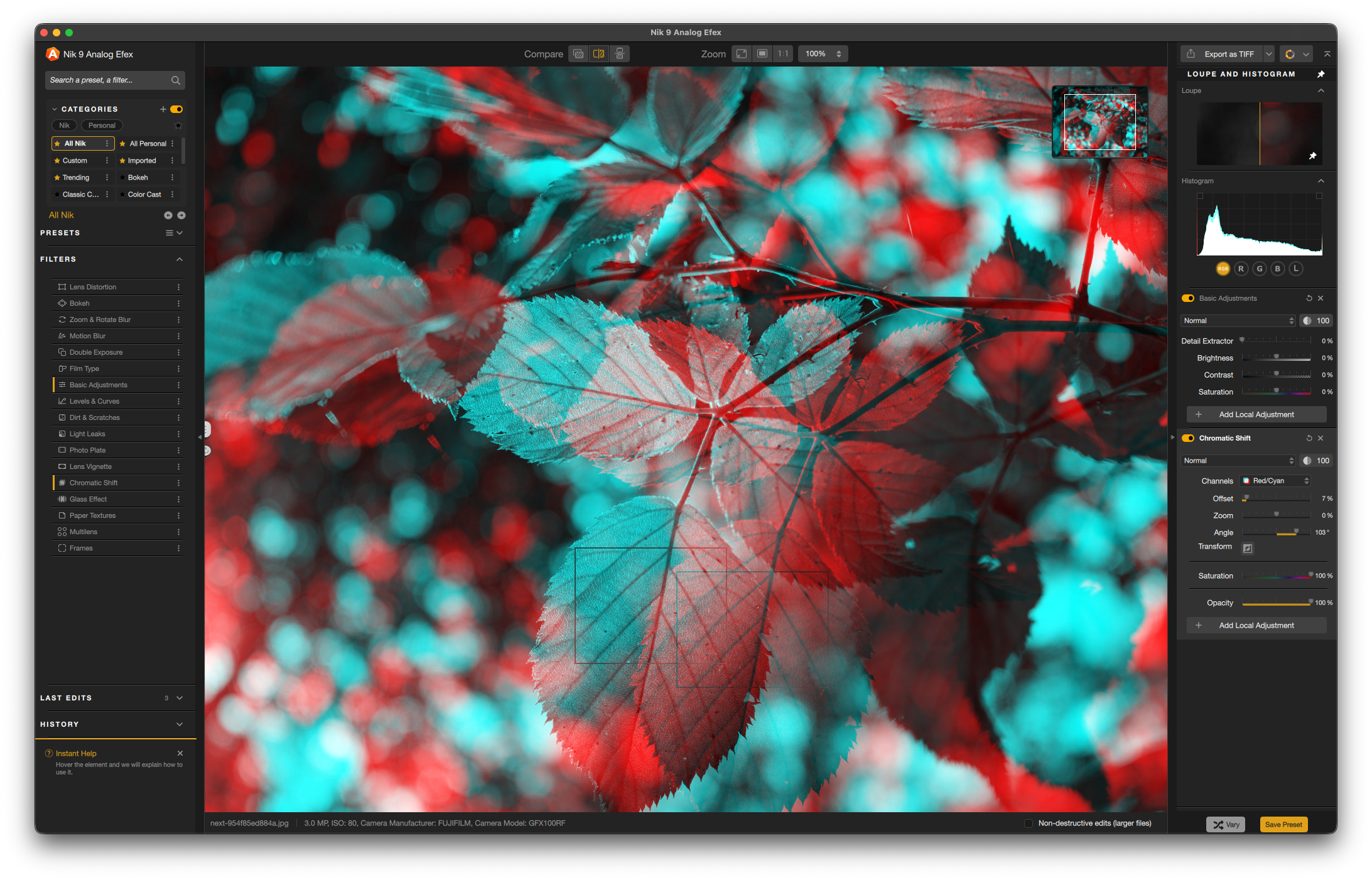 chromatic shift nik 9