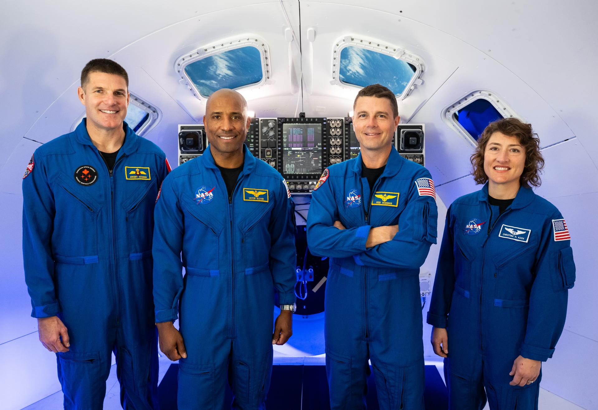 NASA Artemis II crew