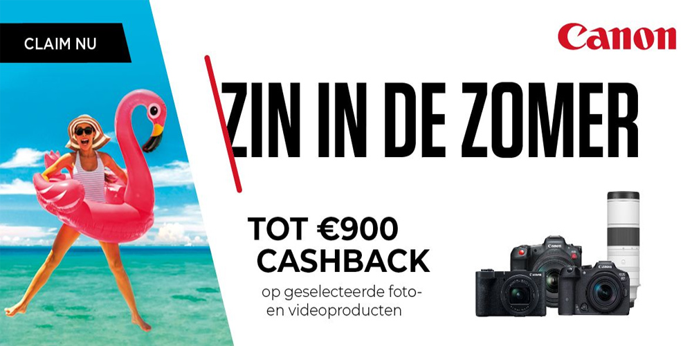 canon cashback zomer 2026