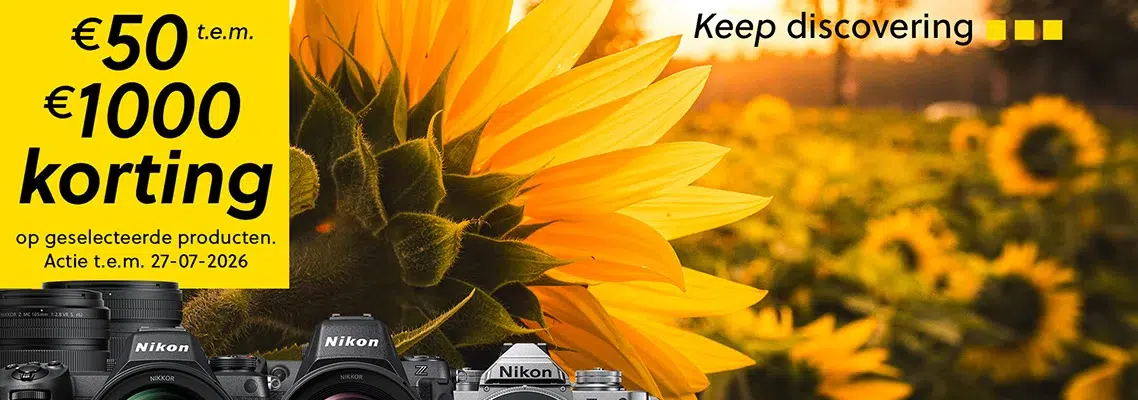 Nikon kassakorting zomer 2026
