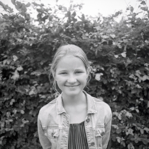 Mijn dochter - gemaakt met een 120 rolfilm Hasselblad Mijn dochter - gemaakt met een 120 rolfilm Hasselblad
