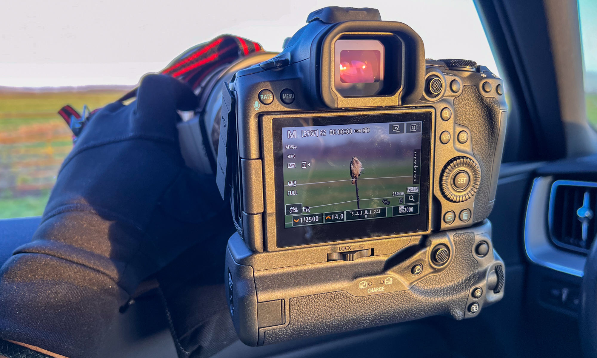 Mijn r5 ii met grip in actie